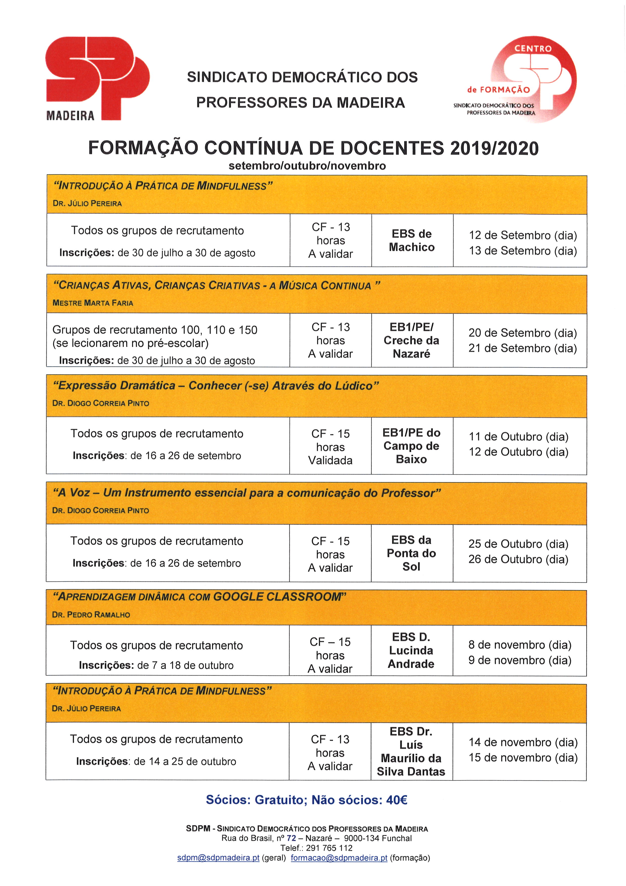 Centro Formação SDPM
